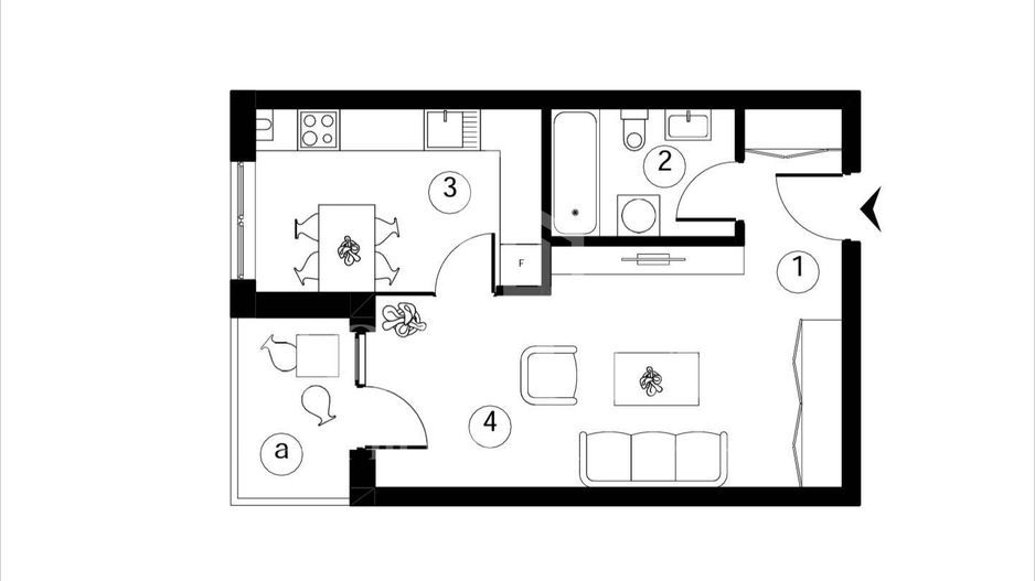 Apartamanet 37.75 mp Soporului lângă baza sportivă - Poză 5
