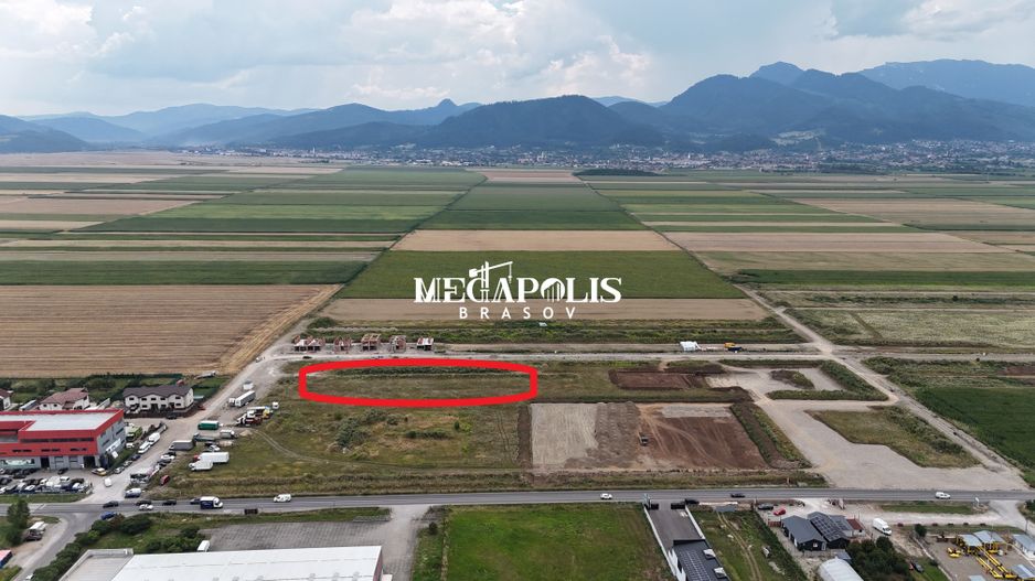 Teren cu PUZ aprobat pentru blocuri S+P+4E, de la 4.500 mp, Săcele - Poză 3