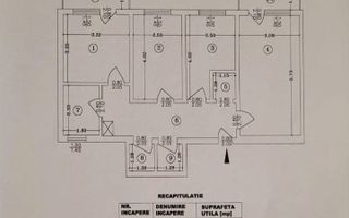 Apartament 3 camere CONFORT 1 SPORIT 74,10m2 - Schiță 2