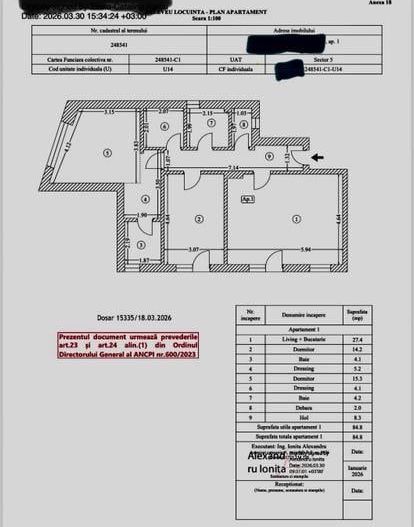 Vanzare Apartament premium 3 camere, parter, 2 băi, parcare subterană, Marriot - Poză 13