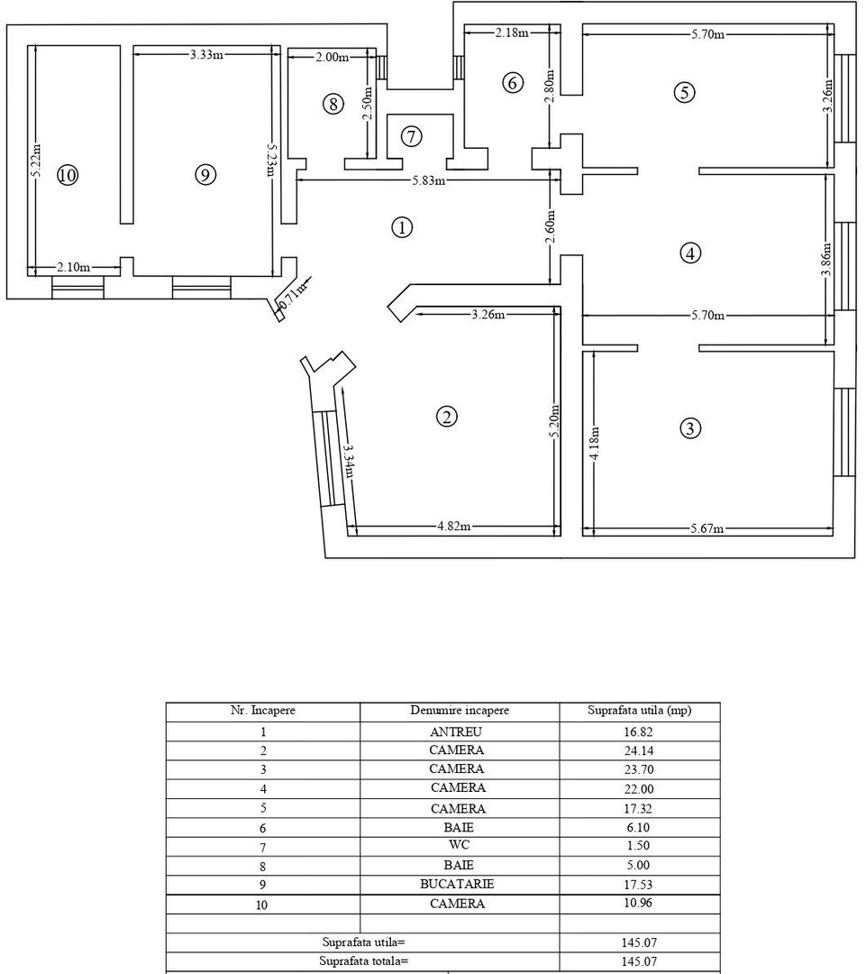 Apartament 4 Camere, 145 MP, Strada Universitatii - Poză 4