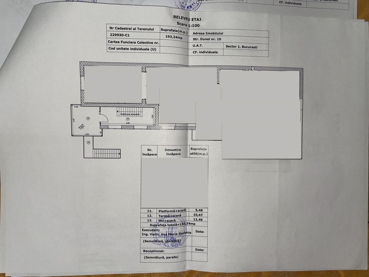 Bucurestii Noi - Chitila Ap 3  camere la curte, terasa, comision 0% - Schiță 19