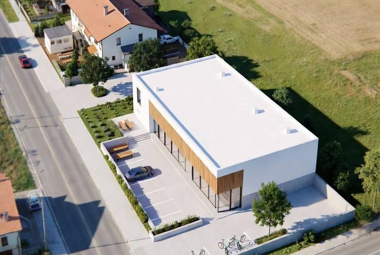 Teren de Construcție cu Încăpere Comercială de 250m2 în s.Stolniceni r-nul Hîncești - Poză 1