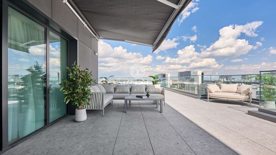 Penthouse premium whit 4 rooms ,111 sqm+terrace 90 sqm | Bucharest - Poză 12