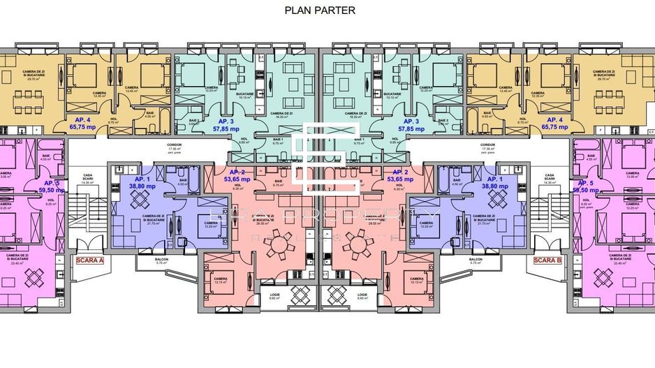 Apartament 3 camere 66mp, intabulat, Doamna Stanca, Sibiu - Schiță 10
