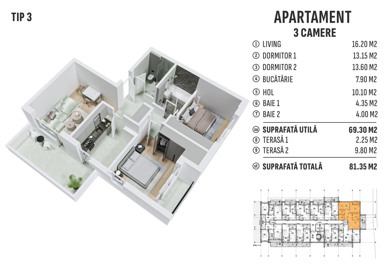 3cam.dec-79mp/metrou Leonida sau Berceni - 20min pe jos - Poză 1