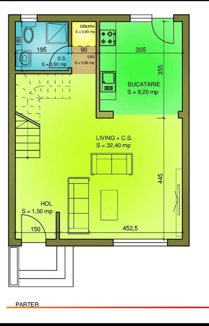 Casa mobilata/utilata Popesti Leordeni + curte - Poză 7