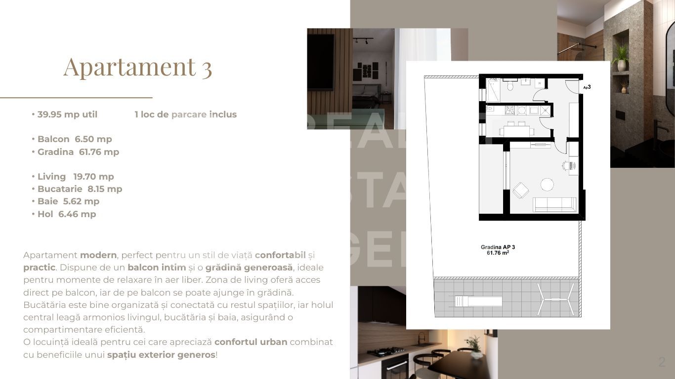 Vânzare, apartament, o cameră, Giroc, Timiș - Schiță 3