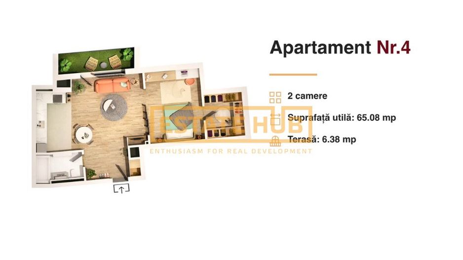 Apartament de 2 camere, imobil exclusivist, Central - Poză 7