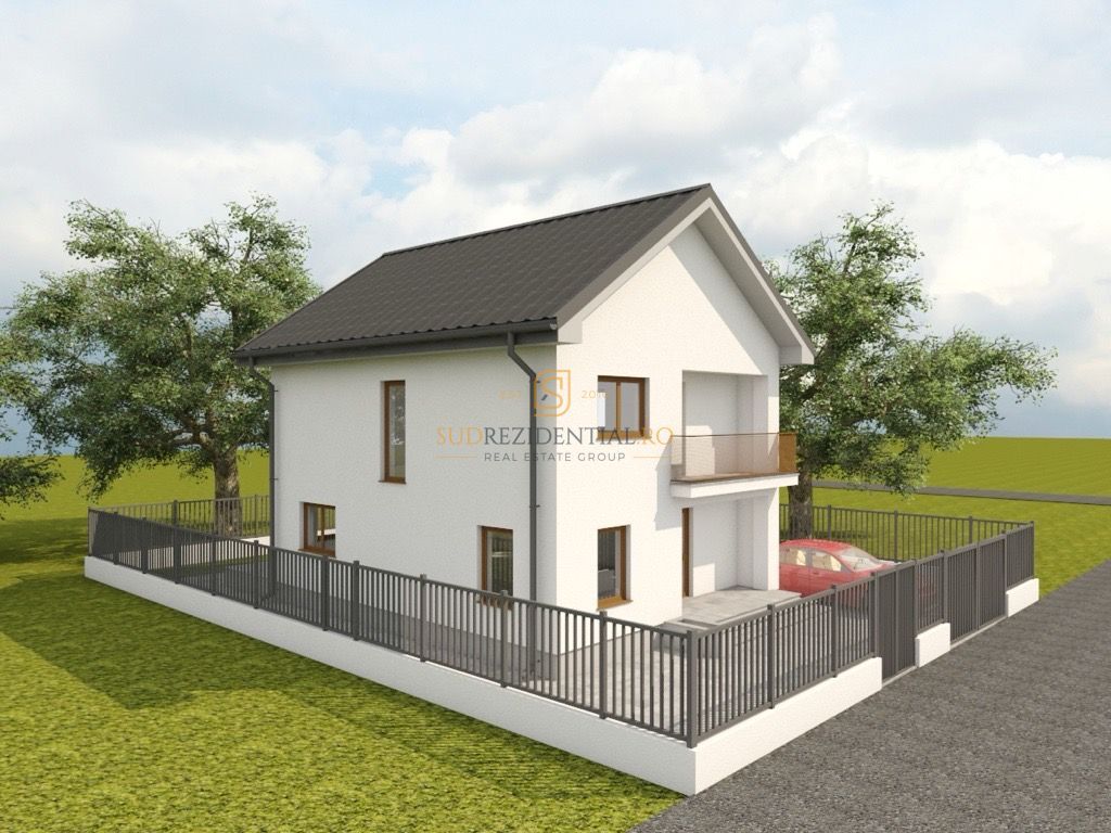 VilaIndividuala 114 mp, P+1, teren 400 mp, Comuna Berceni - Poză 9