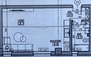 Garsoniera, bloc nou, P+3, Ap.03, Parter, Bl.1 - CP2438005 - Poză 6