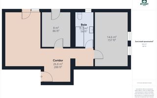Apartament nou cu 2 camere et. 3 și loc de parcare - Giroc - Timișoara - Poză 23