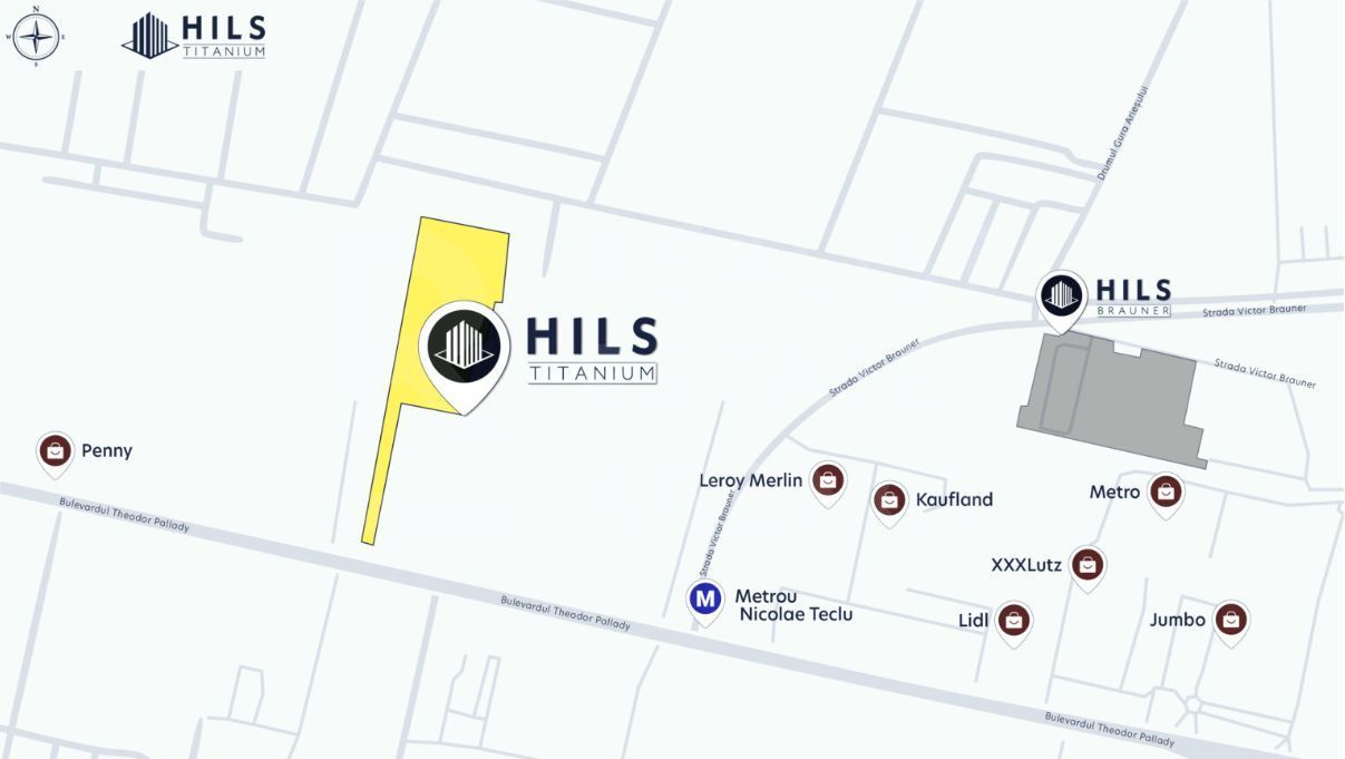 Vânzare, apartament, 2 camere tip 2C, HILS Titanium, București - Poză 8