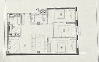 Vânzare, apartament  3 dormitoare, bul. Renașterii Naționale, Râșcani - Poză 7