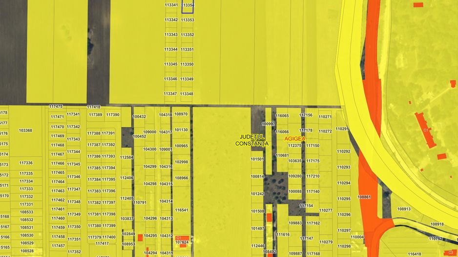 3 loturi teren intravilan 400mp zona Agigea RO-RO - ideal investitie - Poză 2