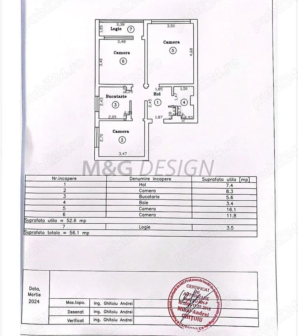 Apartament 3 camere zona Complex-Olimpia - Poză 1