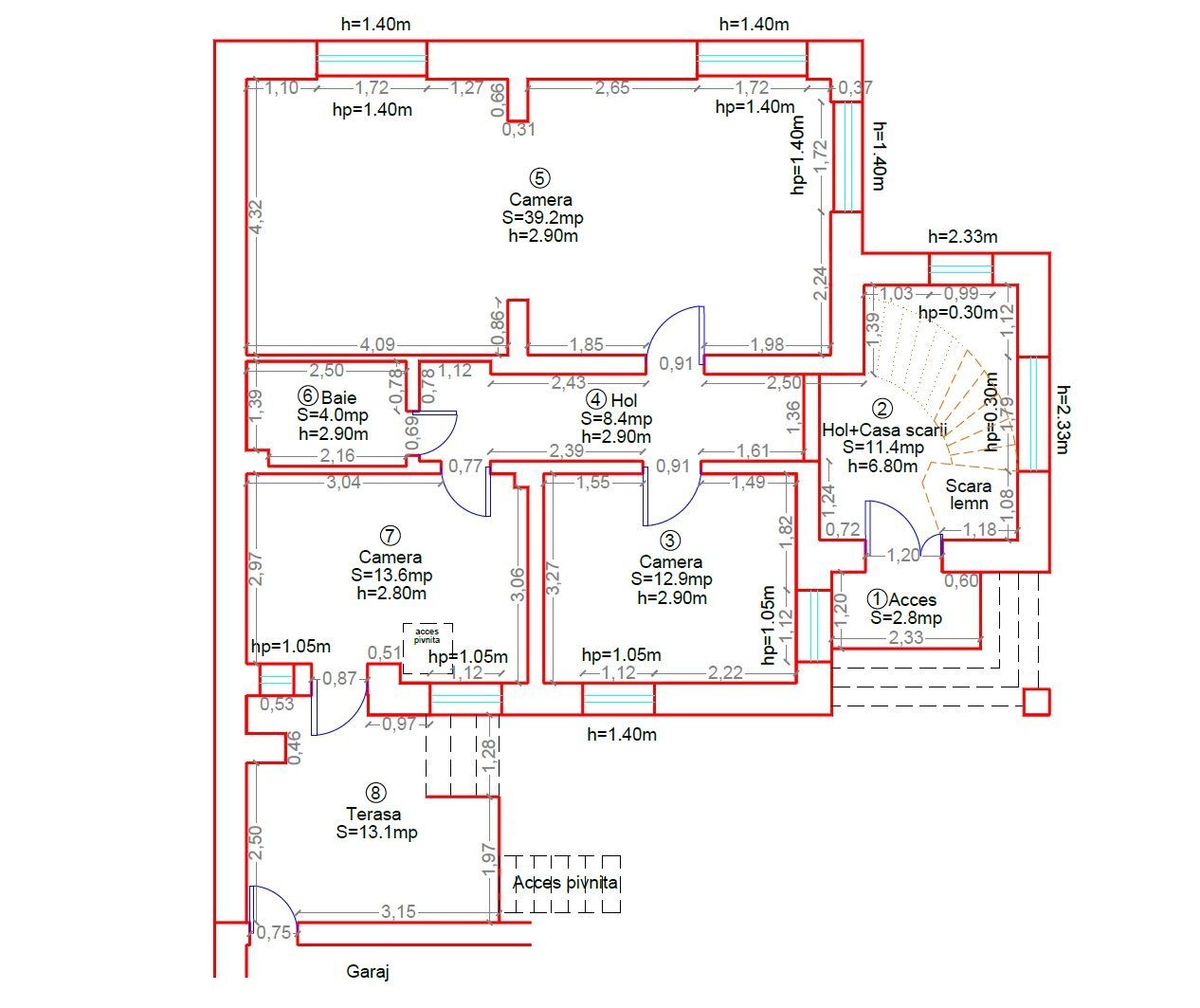 Circumvalatiunii | Casa individuala | 6 camere | Garaj - Poză 34