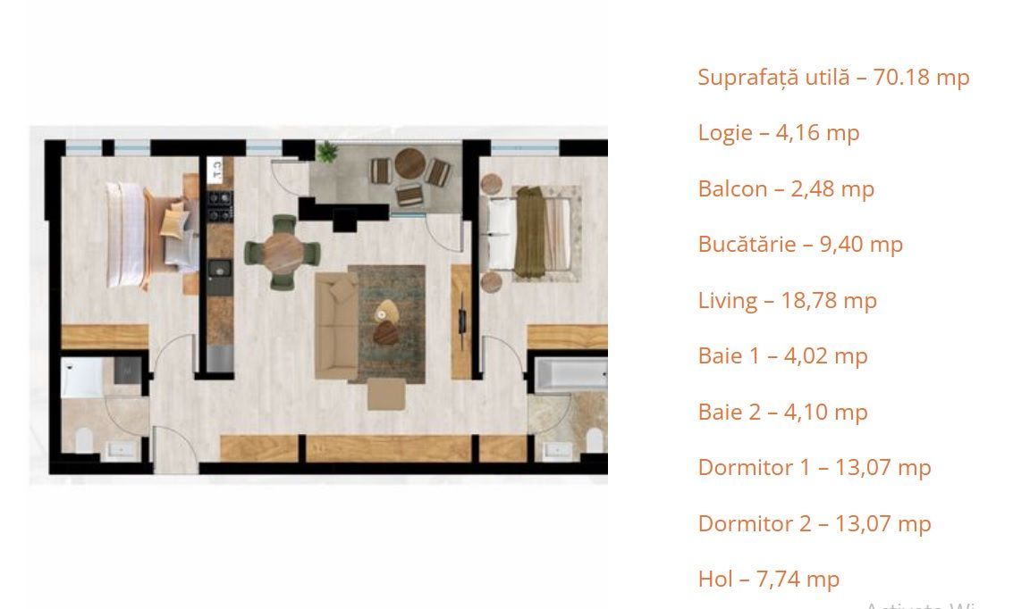 Apartament bloc nou, 3 camere- Aradului - Poză 5