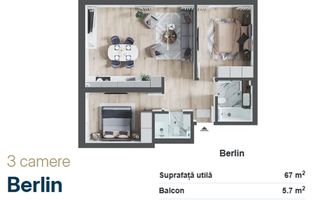 Apartamente de vanzare, tip studio, 2,3 camere Green Residence, Oradea - Poză 2