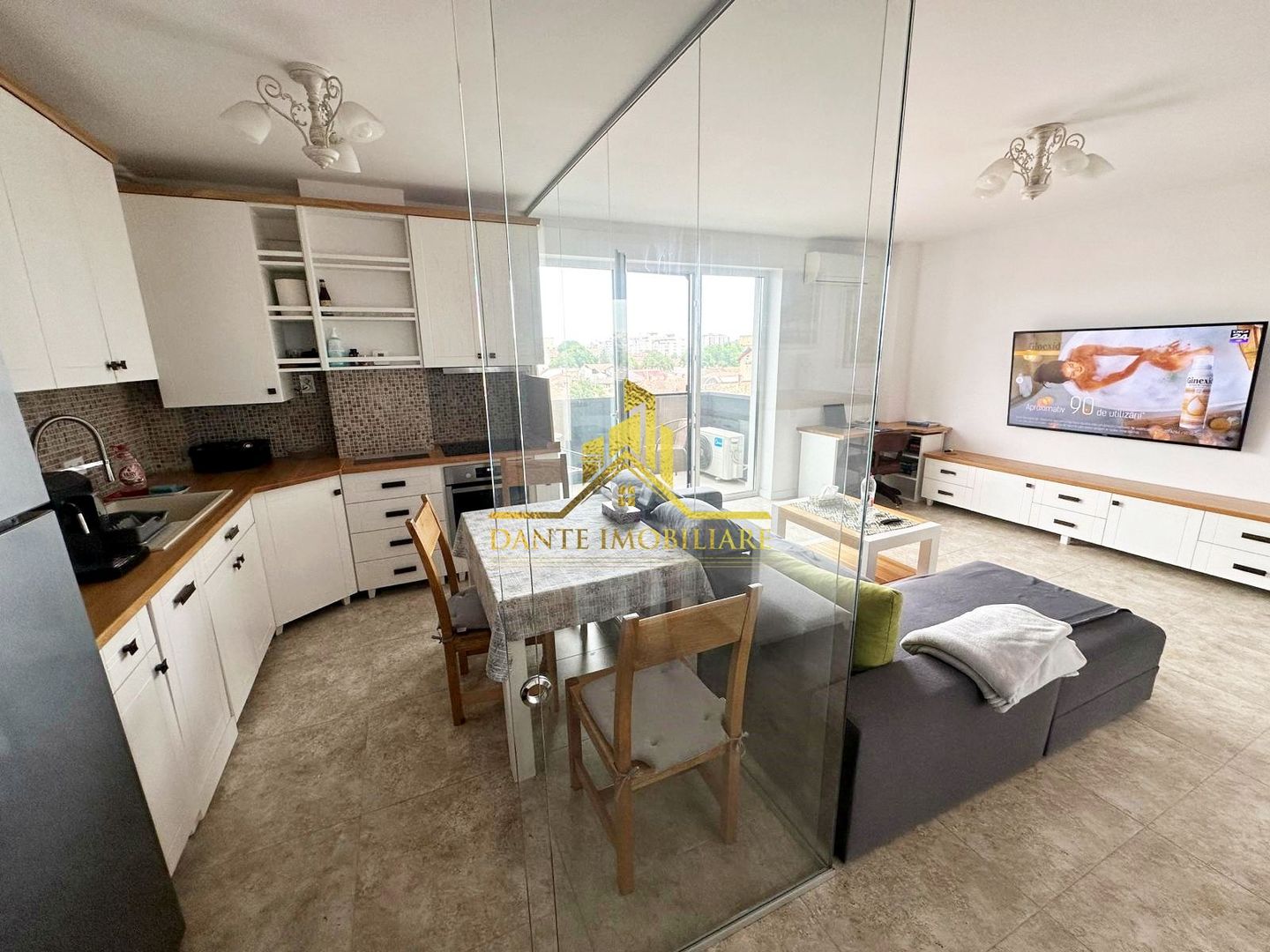 2 camere, mobilat modern, bloc nou, terasa, parcare, Centru, Anton Pan - Poză 12