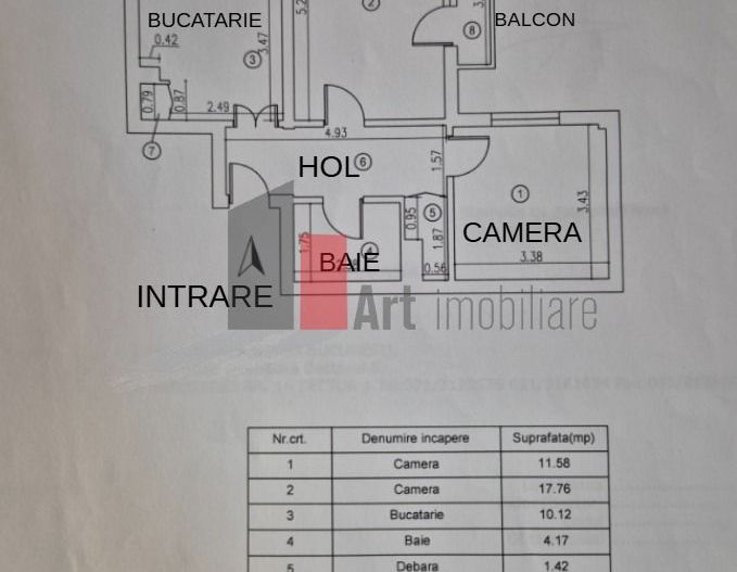 Apartament cu 2 camere de vanzare-Drumul Taberei-1 Mai-Favorit - Poză 7