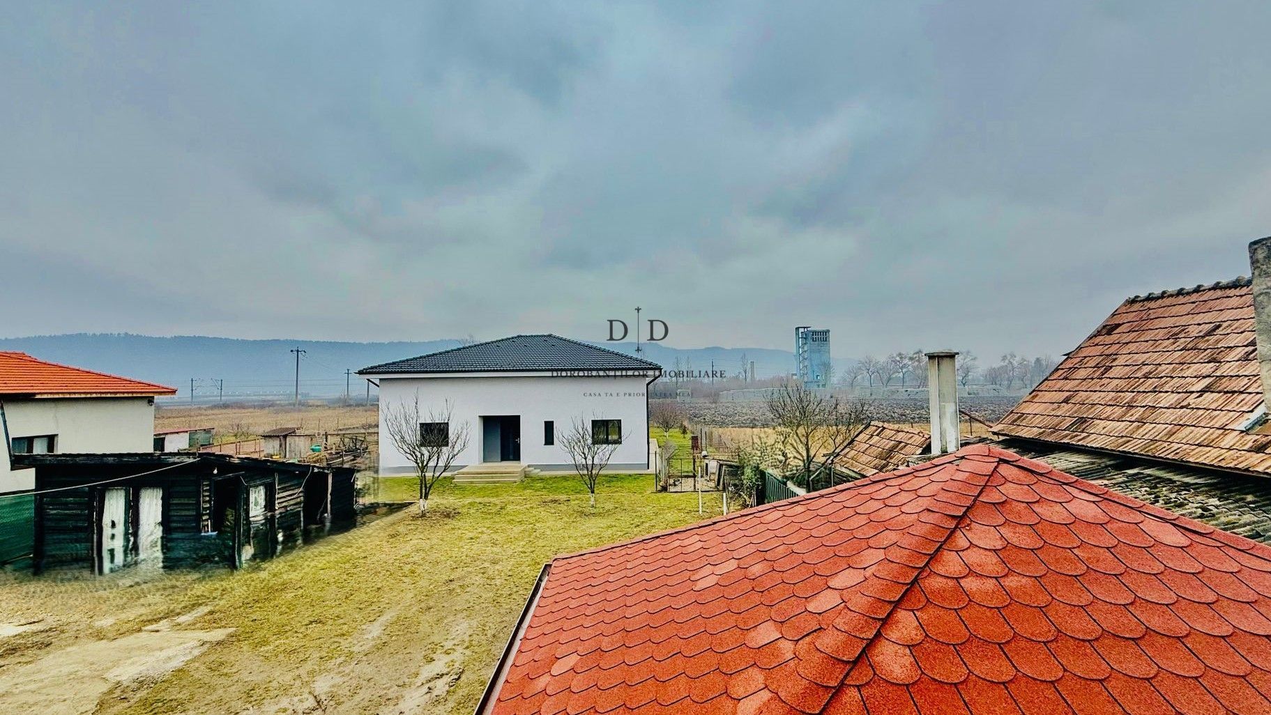 Vanzare 3 case + Teren 1400 mp – Garaj auto – zona Bonțida - Poză 2