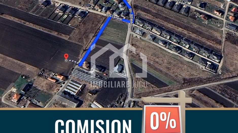 COMISION 0% - Teren Intravilan în Jucu de Mijloc – 1400mp - Poză 1