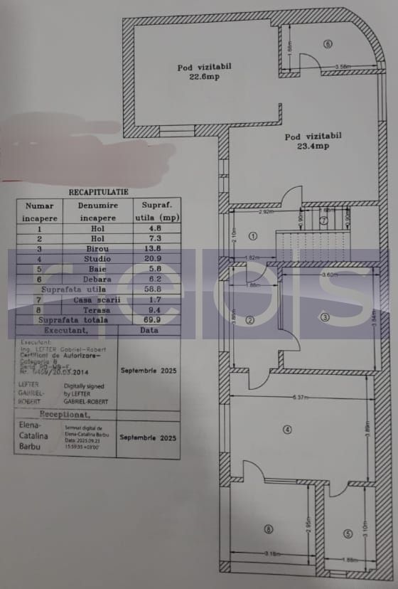 VANZARE VILA  CURTE INDIVIDUALA 7 CAMERE -Brancoveanu - Poză 19