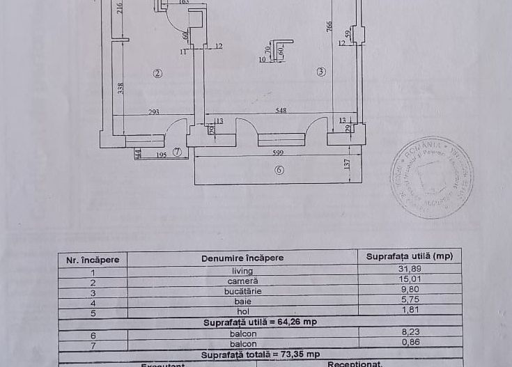 Apartament cu 2 camere de vanzare zona 1 Decembrie 1918 strada Fetesti - Poză 8
