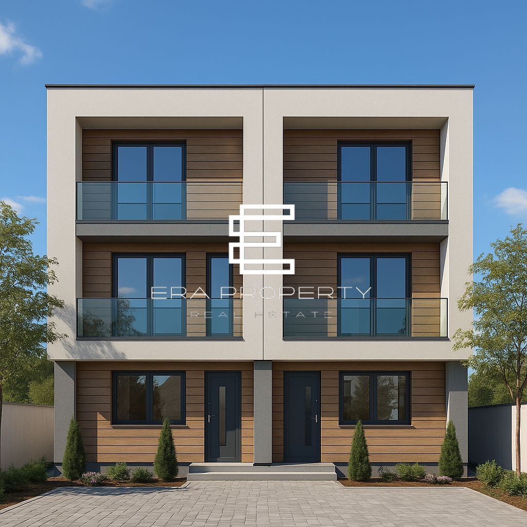 Casă modernă în Sibiu 13Omp utili – etaj retras, terase -teren 255 mp - Poză 1