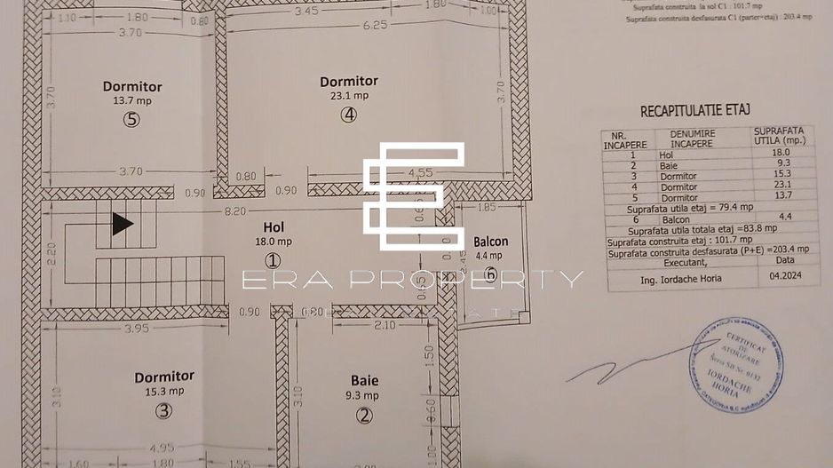 Casa nouă,  individuala 160 mp + pivniță 30 mp– teren 300 mp , Sibiu - Schiță 12