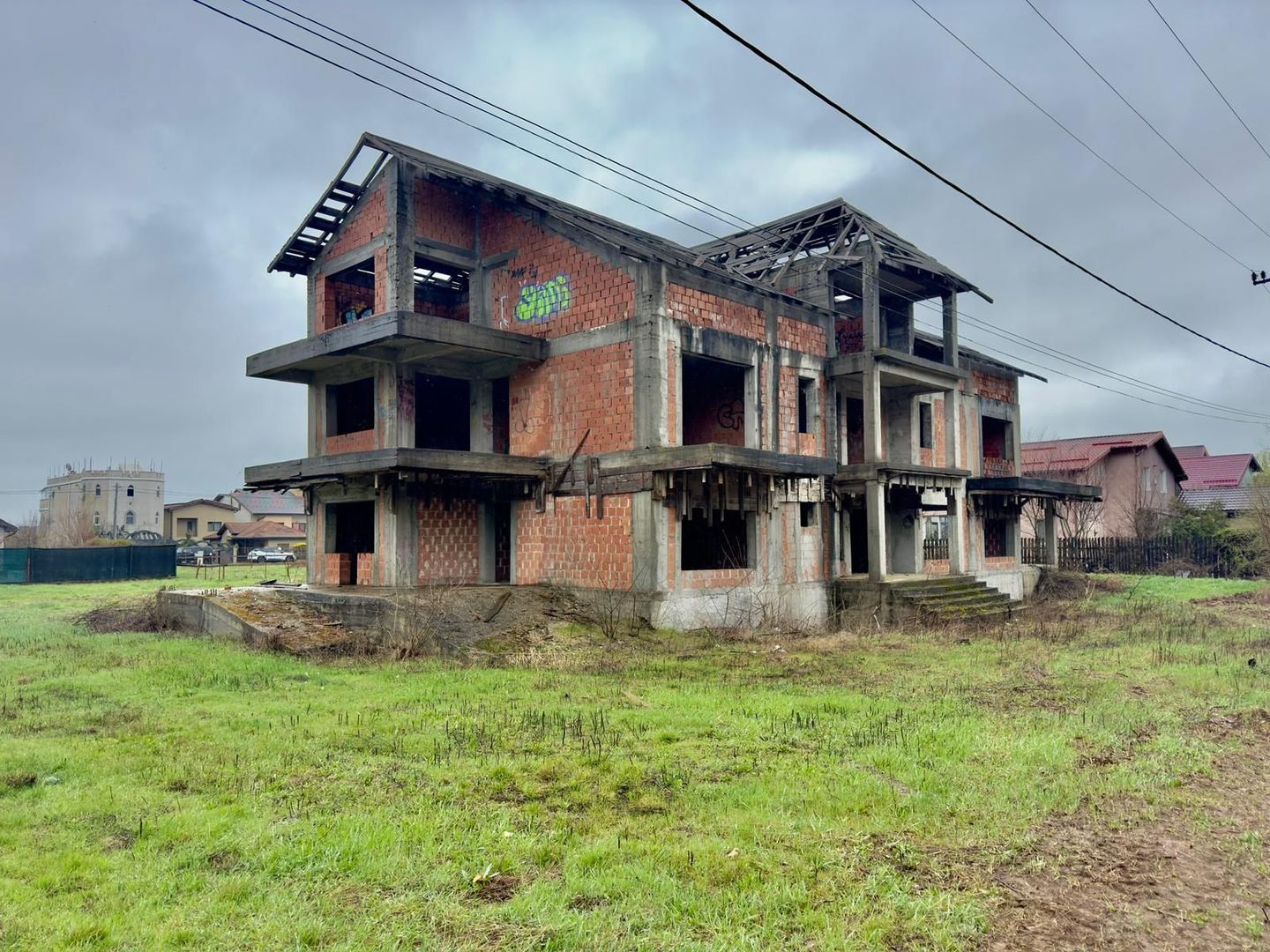 Vila Individuala S+P+1+M cu Teren 1000mp langa Padure - Balotesti - Poză 10