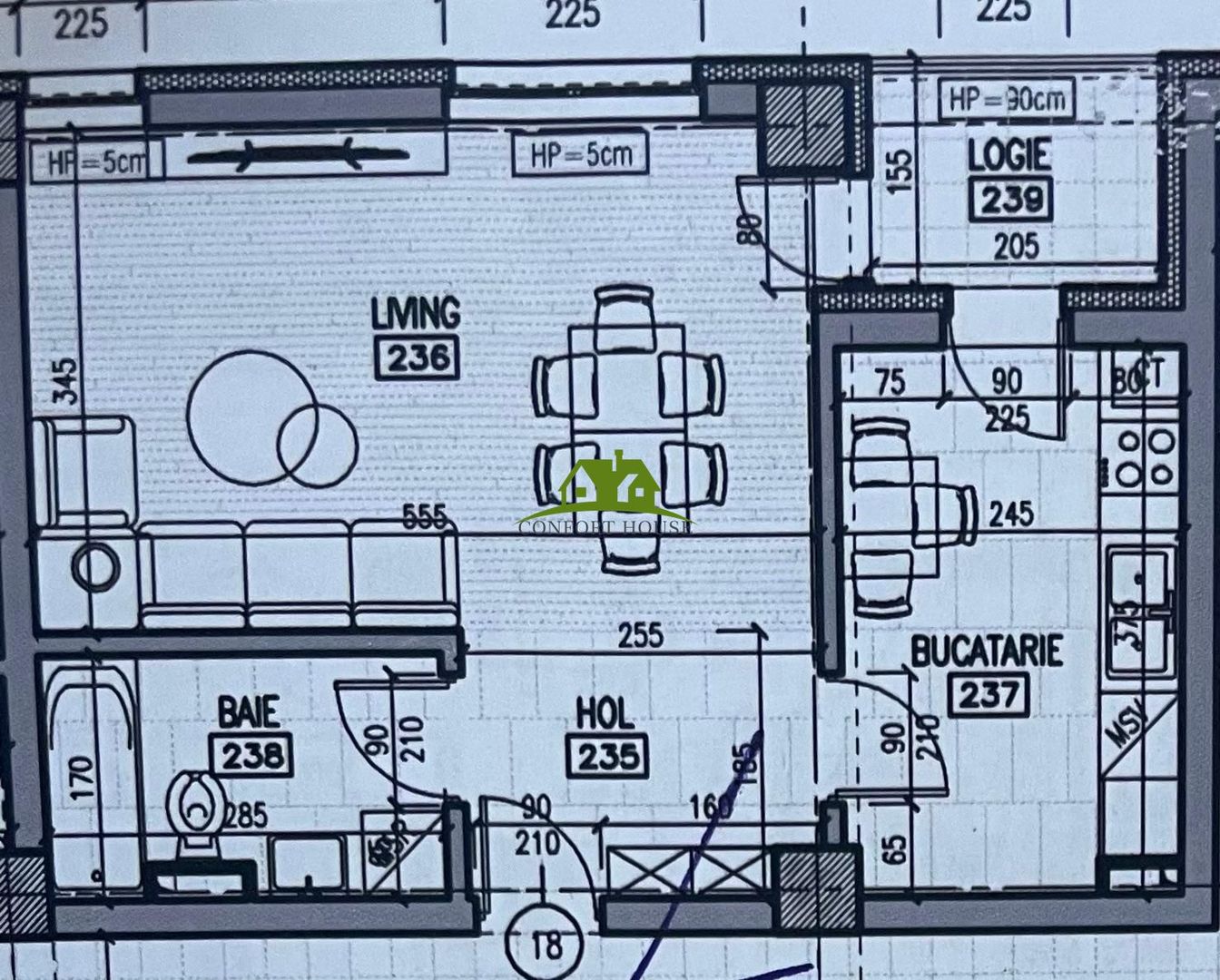 Garsoniera, bloc nou, P+3, Ap. 18, Et.2, Bl.1 - CP2438412 - Poză 6