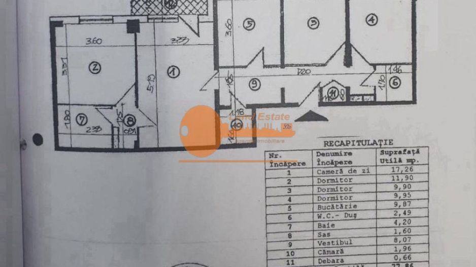 4 camere Stefan cel Mare ( bloc 1980 ) - Poză 10