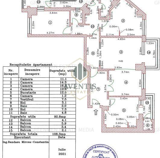 4 camere decomandat, posibilitate montare centrala, Pantelimon Delfinului - Poză 31