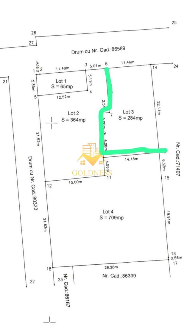 Teren Intravilan, 284 mp, Florești, str. Tineretului, imprejmuit - Poză 5