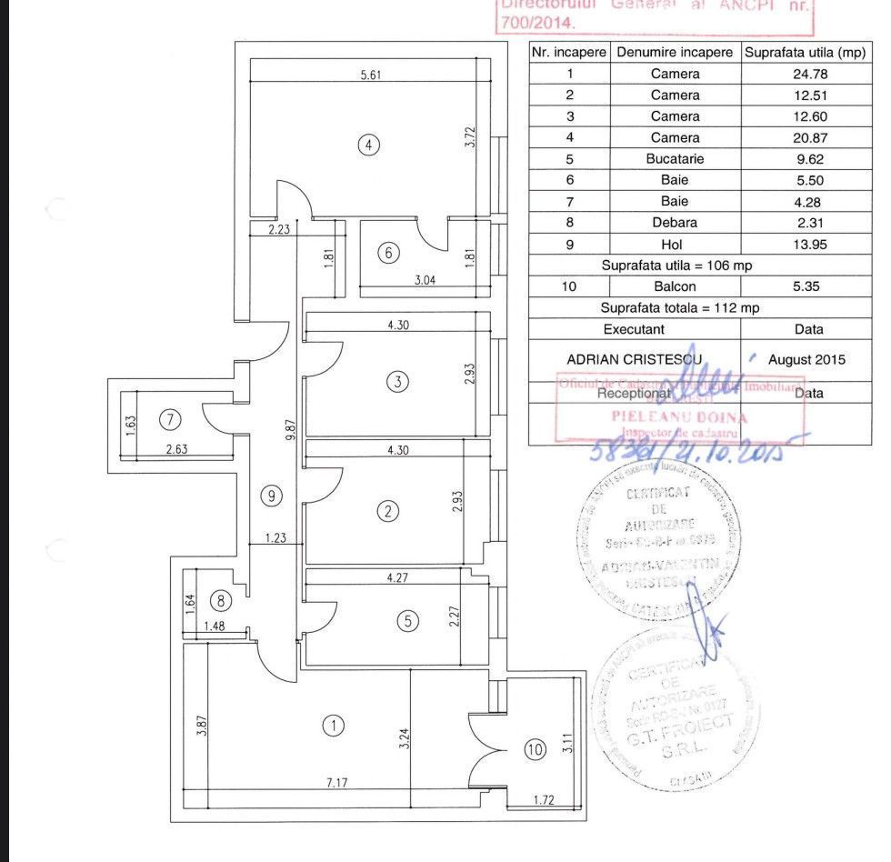 Apartament spatios 4 camere Laguna Residence I Floreasca - Poză 17
