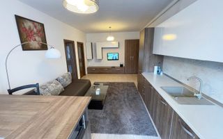 2 camere, semidecomandat, mobilat modern, bloc nou, balcon, Centru - Poză 12