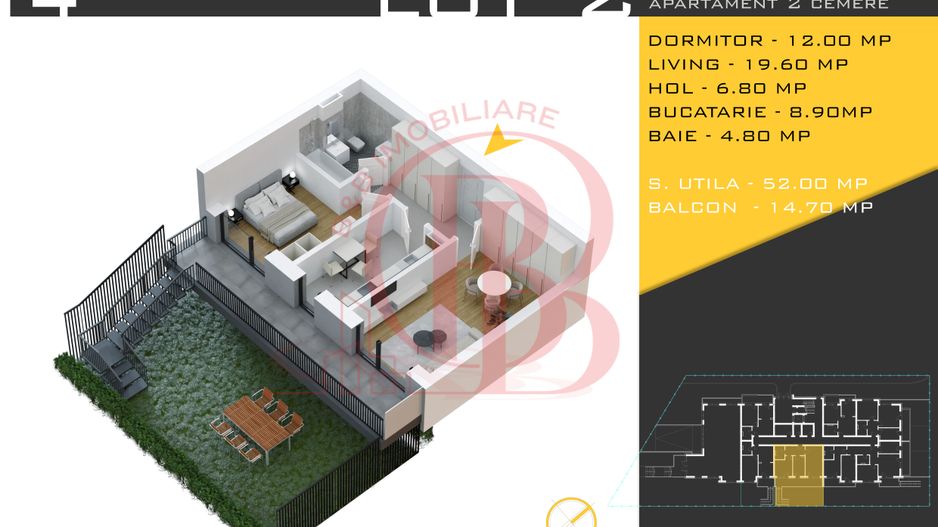 2 camere cu gradina Titan Pallady  Metrou Nicolae Teclu - Schiță 11