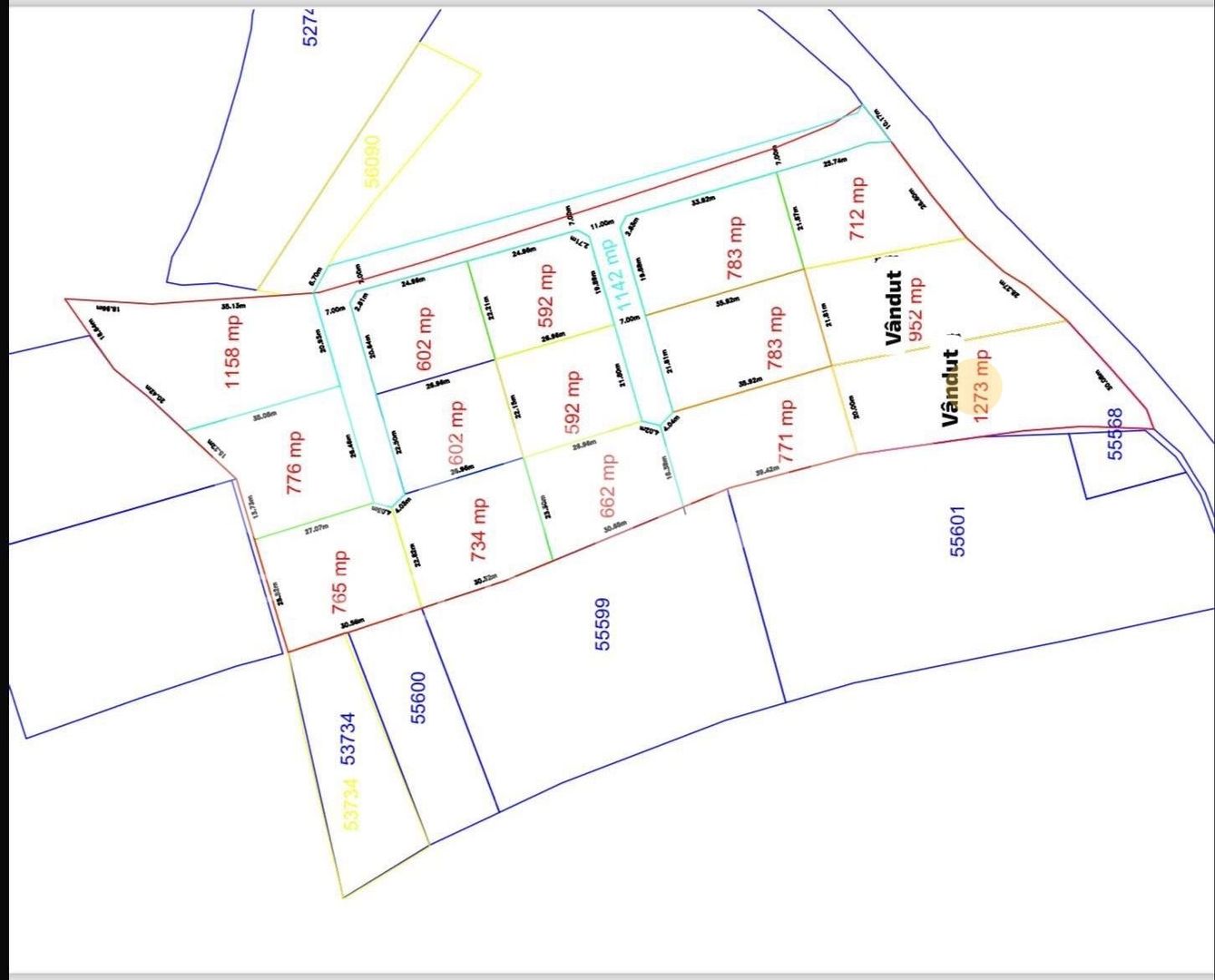 Teren intravilan de vânzare în Groși 713 mp, central - Poză 2