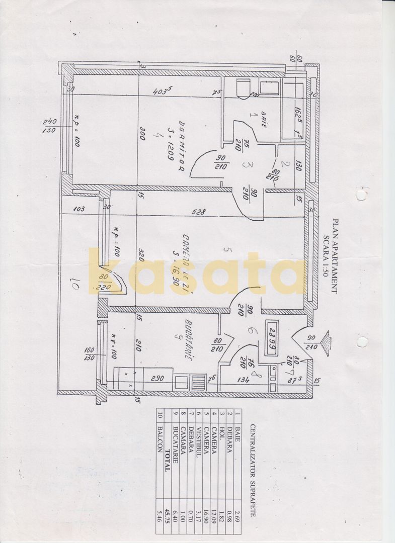 2 camere complet renovat | Centrală proprie |Mobilat și utilat premium - Schiță 10