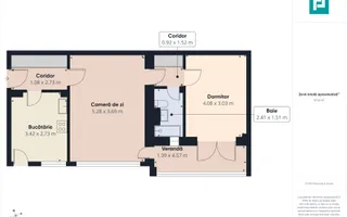 Apartament 2 camere-prima închiriere, ultracentral - Poză 17