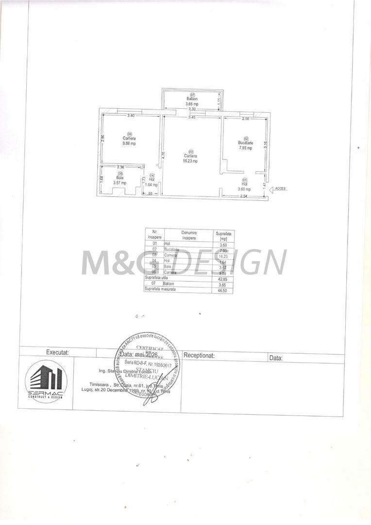 ETAJ  1-Soarelui, 2 camere centrala proprie - Poză 9