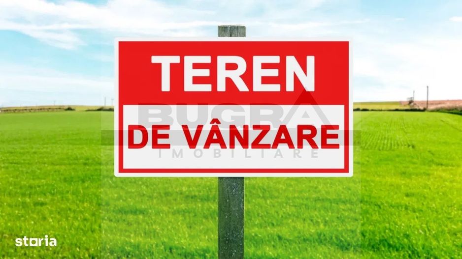 Teren intravilan, 3800 mp,  parcelabil, comuna Chinteni - Poză 3