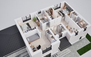 Casă individuală 5 camere | cu rate direct la dezvoltator| Lângă Sibiu - Poză 4