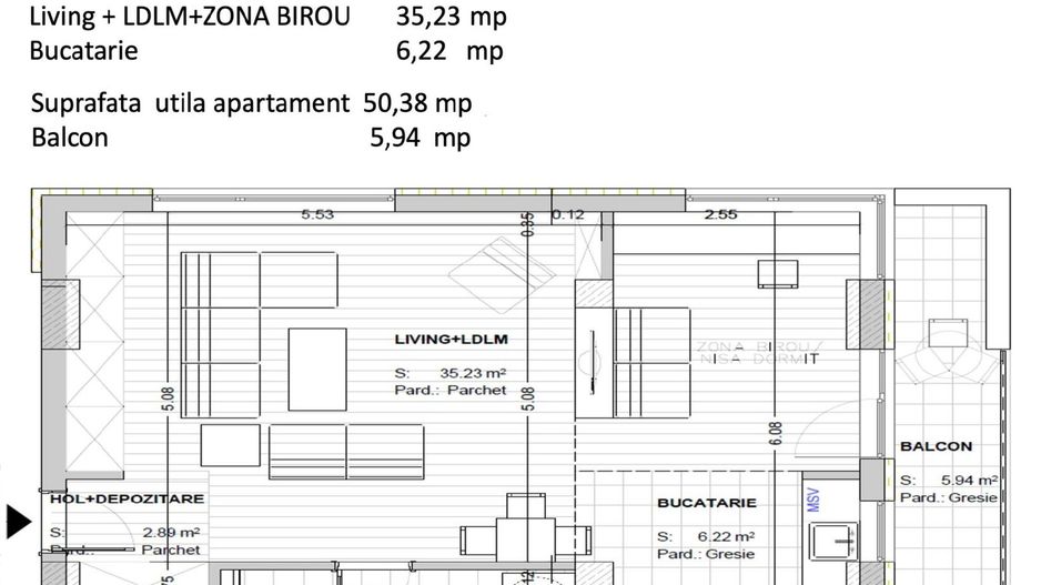 Garsonieră Premium 50 mp zona Noua Aer Curat Natură și Confort - Poză 7