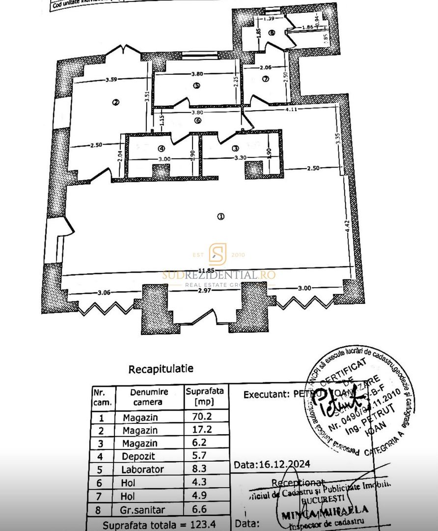 Spațiu comercial de vânzare | Chiriaș Mega Image, zona Decebal - Schiță 4