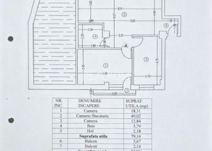 Apartament 3 camere nemobilat,nelocuit bloc nou + loc parcare - Poză 14