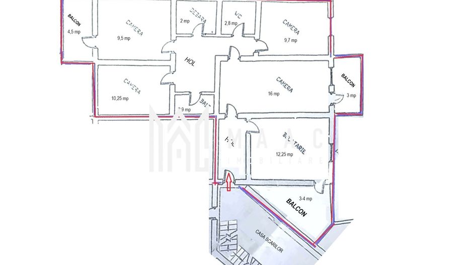 Apartament 4 Camere | 90 MPU | Central - Poză 31