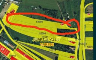 Teren Tureni 44,90 euro mp - Poză 1